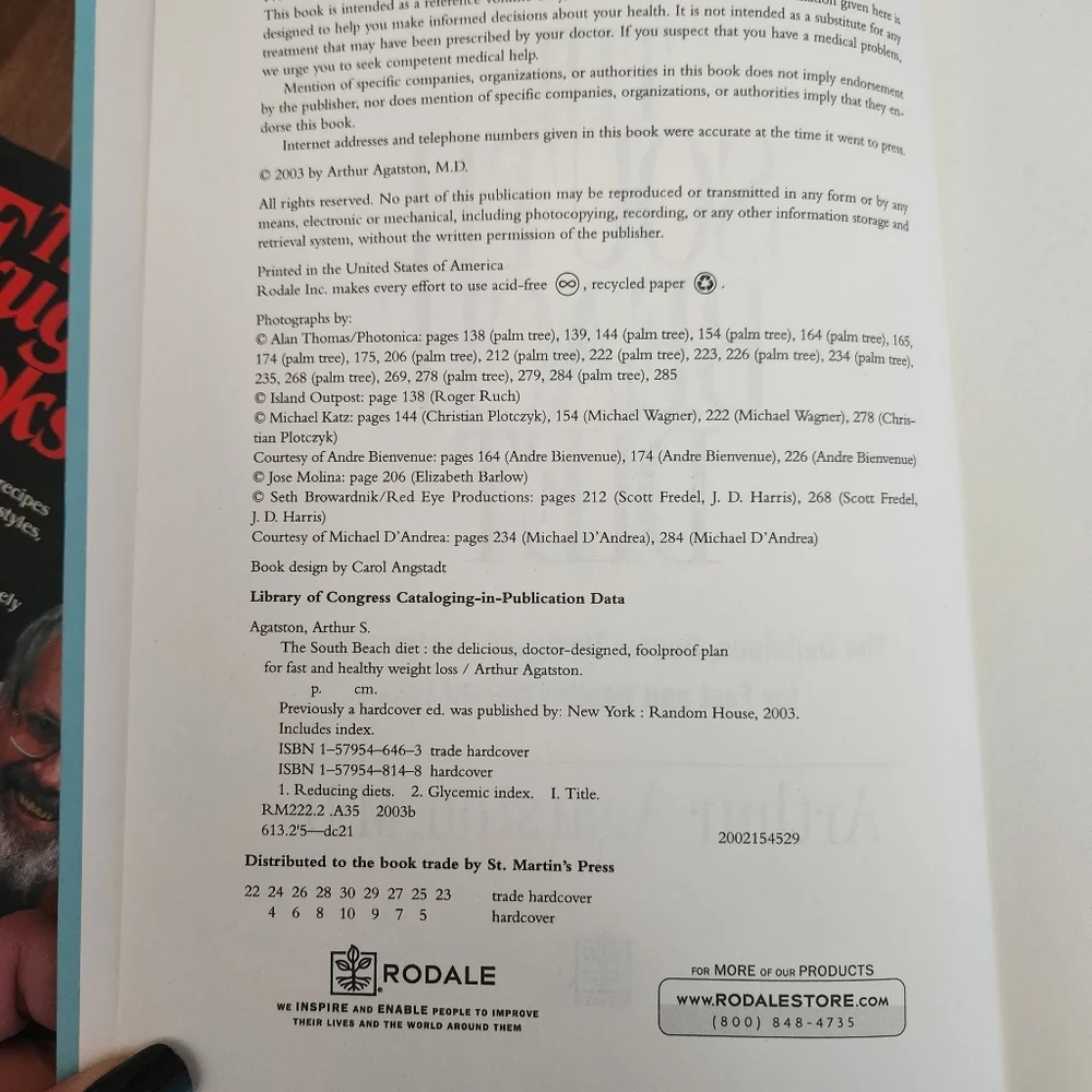 South Beach Diet book